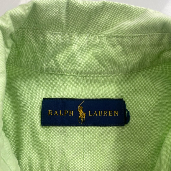 Ralph Lauren “Green Button Down Shirt” p25-01 - Picture 4 of 7